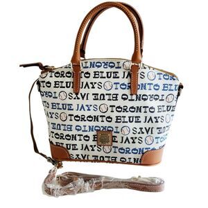 DOONEY & BOURKE MLB Toronto Blue Jays Charli satchel sports team bag purse NEW